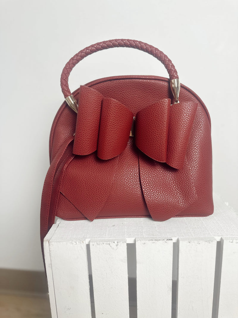 Braided Bow Satchel